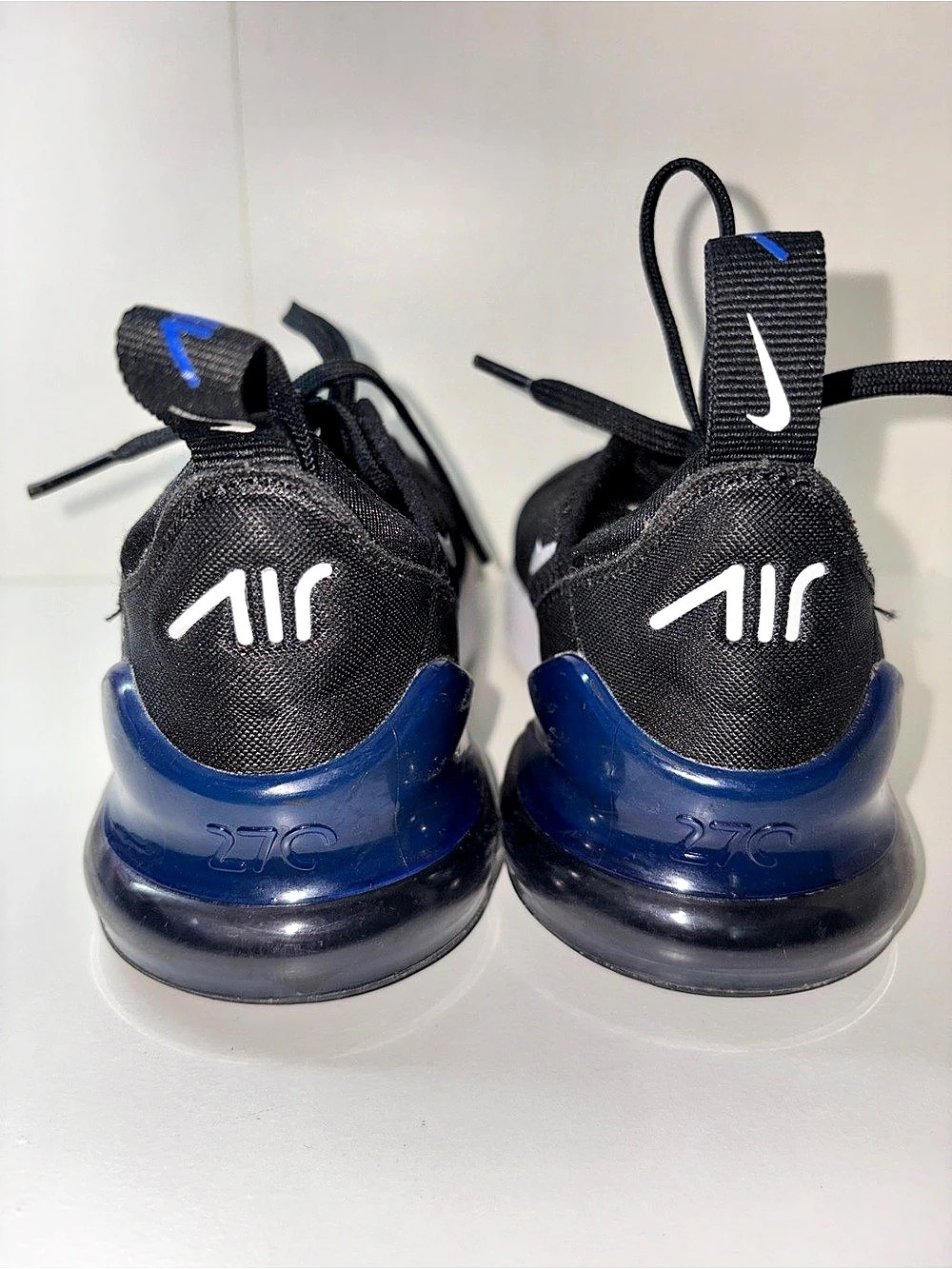 Nike Air Max 270 PS Black Racer Blue Kids Sneakers